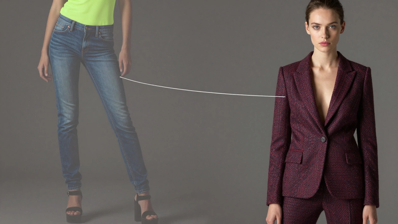 Two side-by-side figures: one outdated and faded, the other modern and vibrant, with a snapping thread between them.